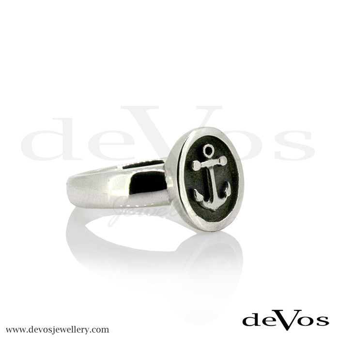 Anchor Ring (Narrow Small Vertical Anchor)