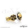 "Till Death" Skull and Roses Diamond Ring