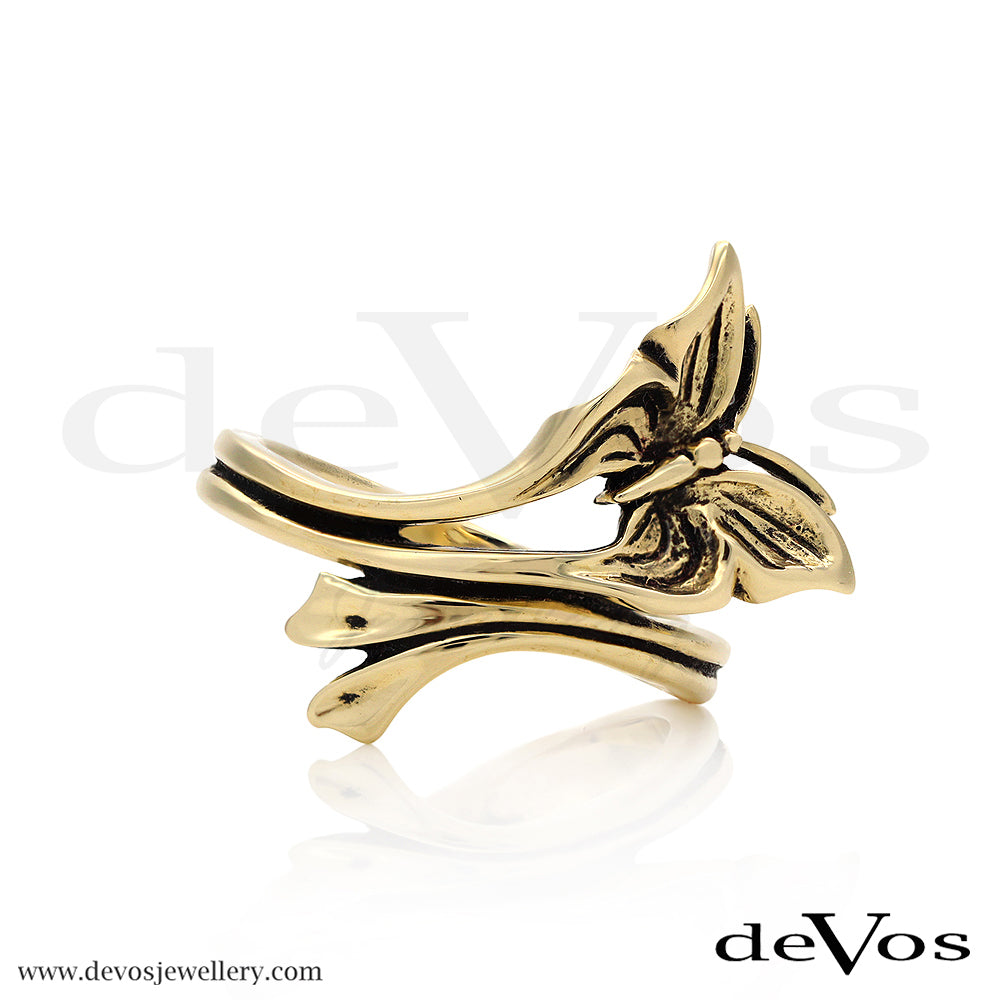 "Papillon" Gold Butterfly Ring