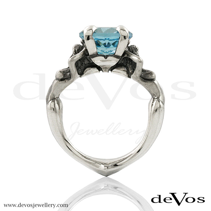 "The Mermaids" Blue Topaz Ring