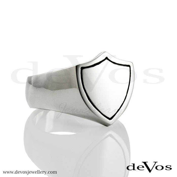 "Classic Shield" Signet Ring