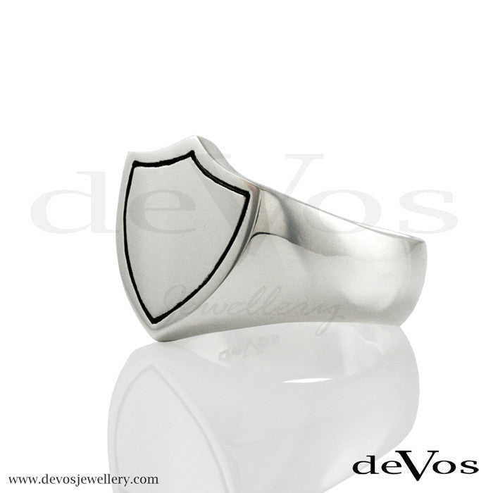 "Classic Shield" Signet Ring
