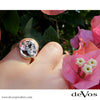 Heart Padlock Ring