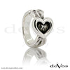 Heart and Ribbon Ring