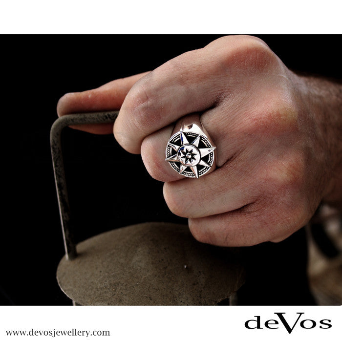 "Journey" Compass Ring