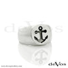 Anchor Signet Ring (Recessed Anchor)