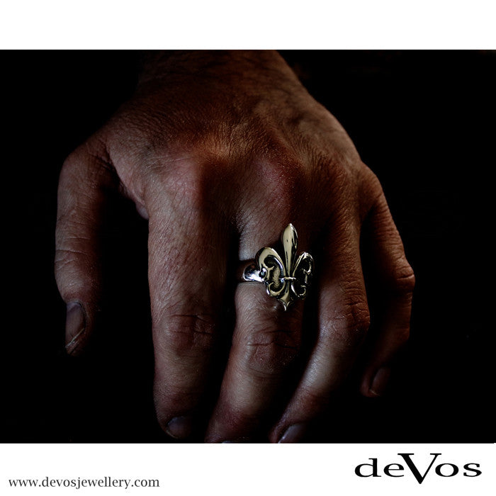 "Imperial" Fleur de Lis Ring