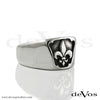Fleur de Lis Signet Ring