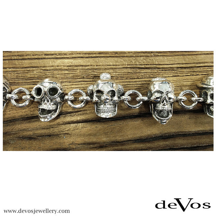 "Comical Skulls" Bracelet