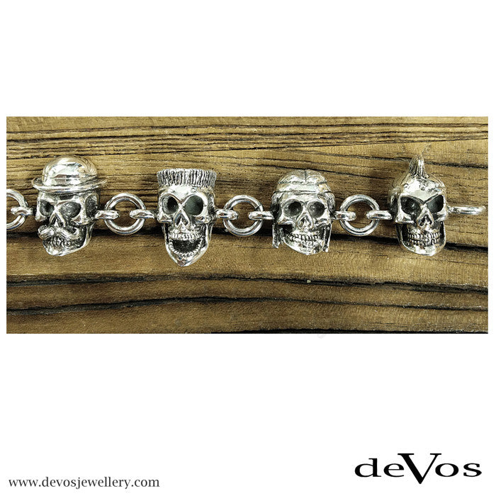 "Comical Skulls" Bracelet