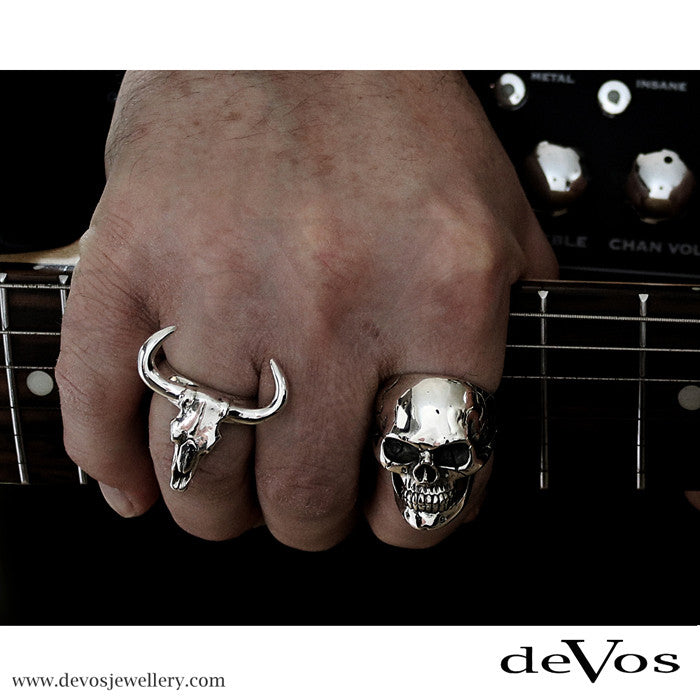 Bull Skull Ring