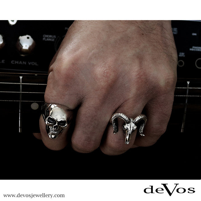 Ram Skull Ring