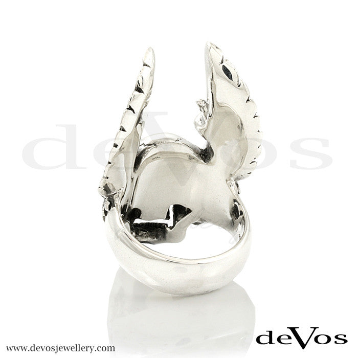 Winged Skull Ring