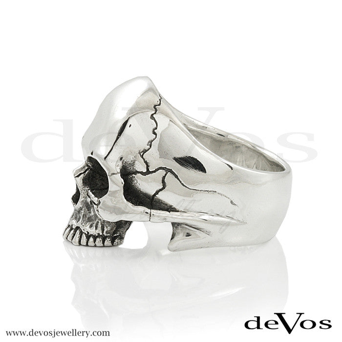 "Mortis" Half Skull Ring