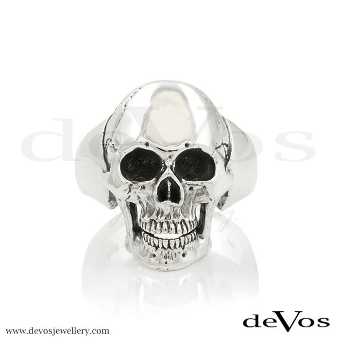 "Othello" Full Skull Ring