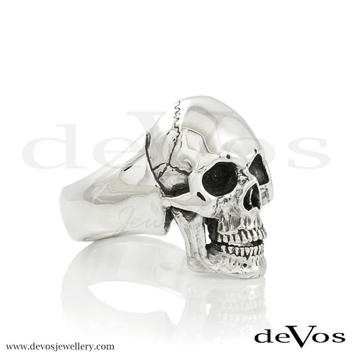 "Othello" Full Skull Ring