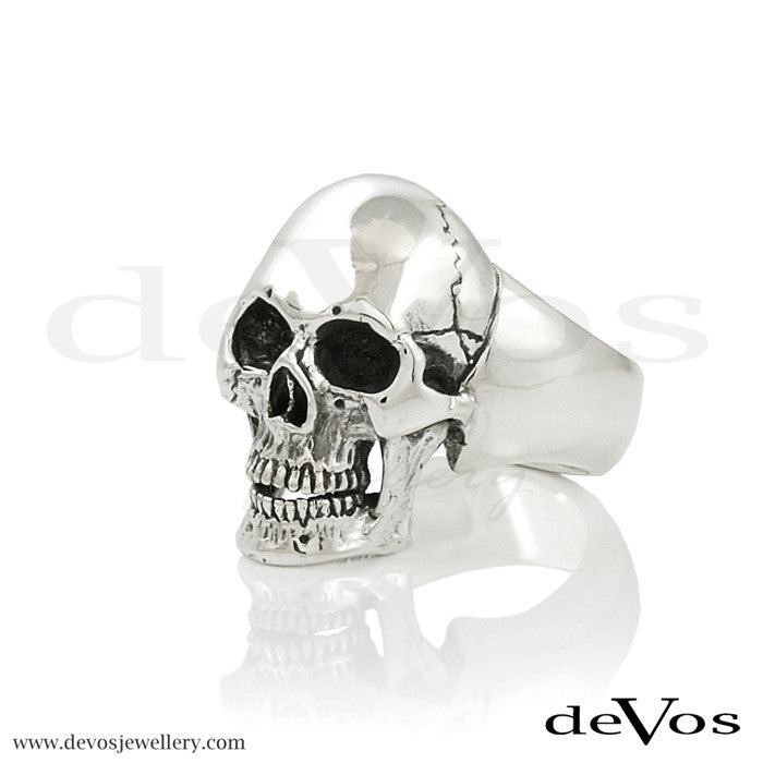 "Othello" Full Skull Ring