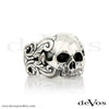 Skull (Scroll Half Skull) Ring