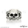 Skull (Scroll Half Skull) Ring
