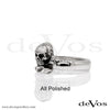 Skull (Jolly Roger) Ladies Ring