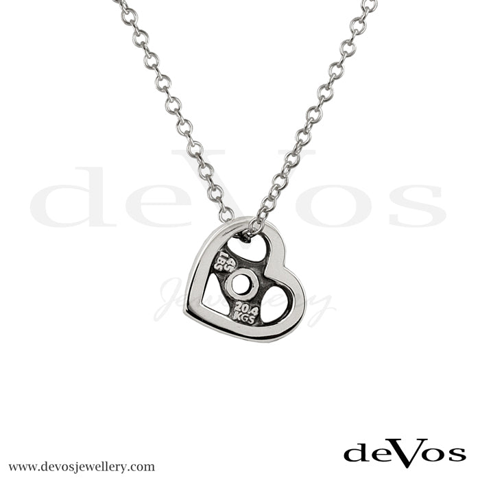 "Ardour" Heart Shape Weight Plate Pendant