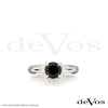 "Till Death" Black Diamond Skull Solitare