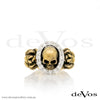 "Till Death" Skull and Roses Diamond Ring