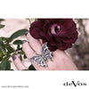 Sterling Silver Butterfly and Skull Ring